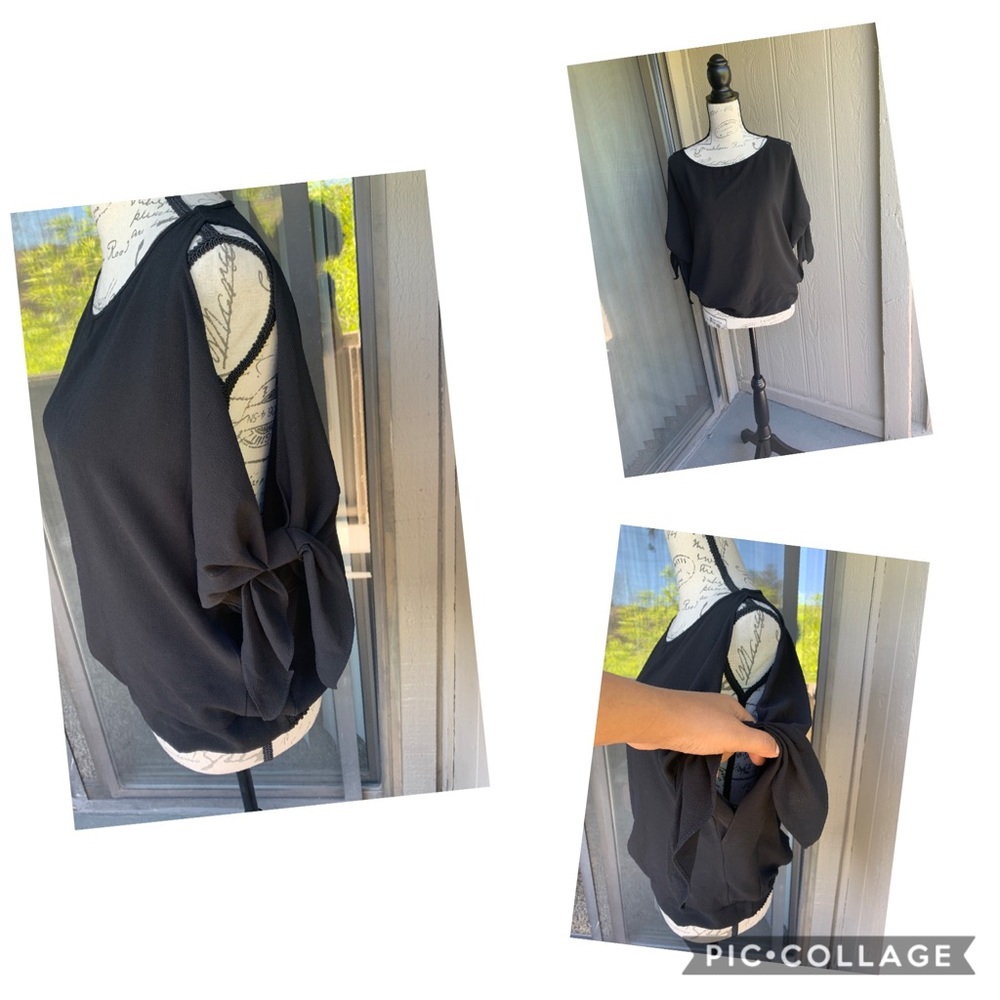 Cold shoulder blouse